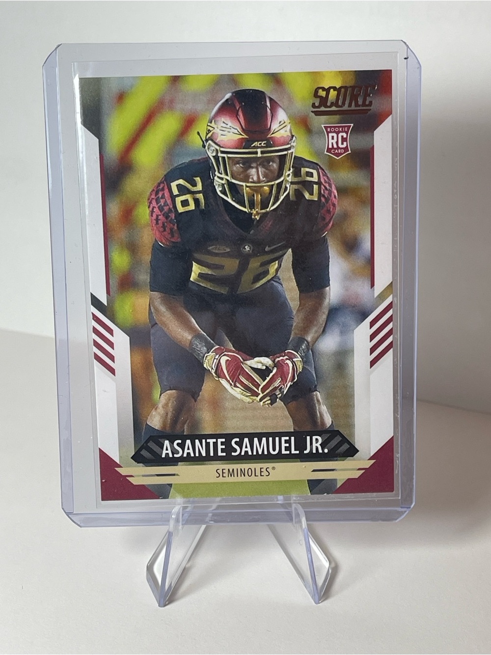 Panini Football Card - Garnet & Gold Accents